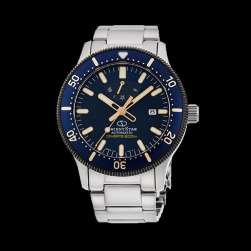 ORIENT STAR: Mechanical Sports Watch, Metal & Silicon Strap - 43.6mm (RE-AU0304L)